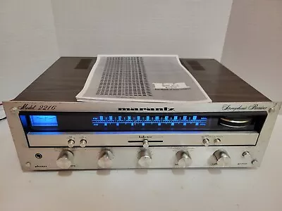 Marantz 2216 AM-FM Stereophonic Receiver New LED's Cleaned & Serviced • $494.31