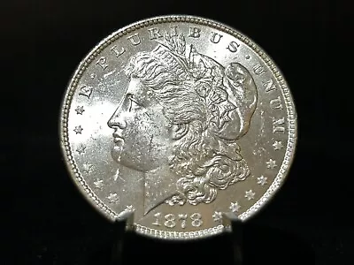 1878 8 TF Morgan Silver Dollar! Rare! Key Date! MS+ Condition! Gorgeous Coin! • $34