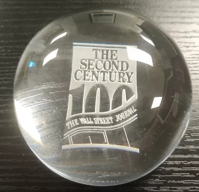 Tiffany & Co Paperweight The Wall Street Journal The Second Century Magnifying • $38.88