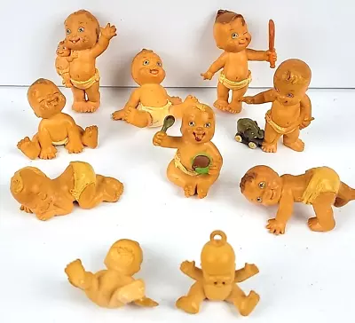 8 Magic Diaper Babies LGT Galoob 1991 Doll Mini Figures Lot & 2 LJN OODLES 1986 • $19.49