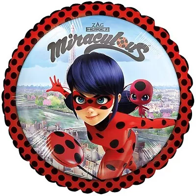 Miraculous Ladybug 17 Inch Foil Balloon Birthday Party Decoration • £4.49