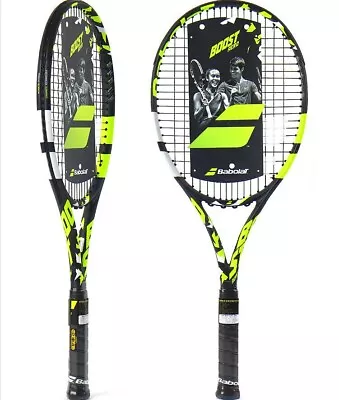 NEW Babolat  Boost Aero Tennis Racquet Racket 102sq 260g 16x19 G1 G2 Yellow • $170