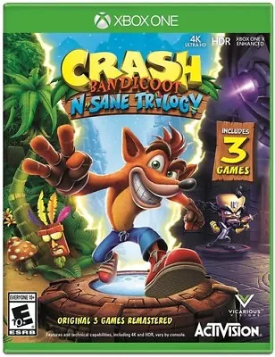 Crash Bandicoot N. Sane Trilogy For Xbox One [New Video Game] Xbox One • $81.55