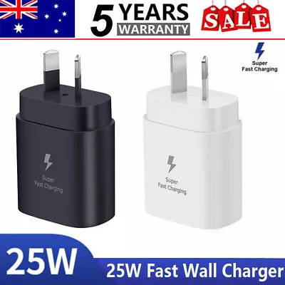 25W Super Fast Wall Charger W/Type-C Cable For Samsung Galaxy S21 22 S23+ Ultra • $4.39