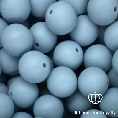 £2.85 • Buy 10 Pcs 15mm Round Silicone Jewellery Beads Crafting Food Grade Quality *UK*