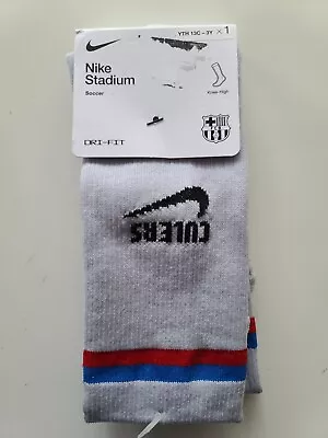 $18 Nike Fc Barcelona Soccer Otc Stadium Third Socks Do9164-042 Yth 13c-3y • $9.95