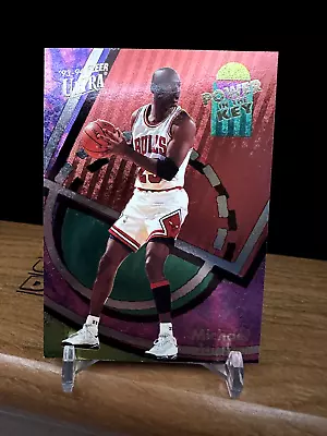 Michael Jordan  Bulls 1993-94 Fleer Ultra POWER IN THE KEY #2 Of 9 Insert CLEAN • $119.99