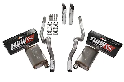86-04 Ford Mustang 2.5  Dual Exhaust Kit Flowmaster Flow FX Rear Exit SW Tip • $319.99