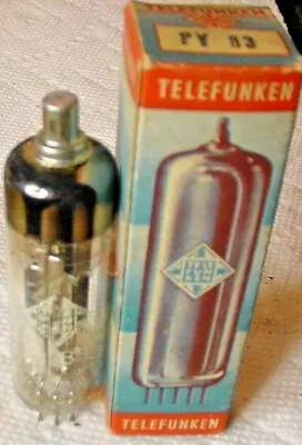 $2.75 • Buy 1 NOS Telefunken PY83-17Z3A Damper Booster Flyback Rectifier Tube Tested TV-10