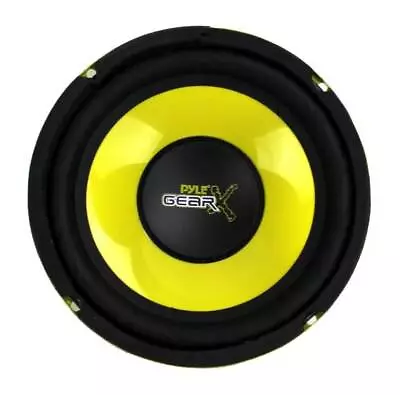 Pyle PLG64 6.5  300W Car Mid Bass Woofer Midrange Sub Power Speaker Yellow • $26.99