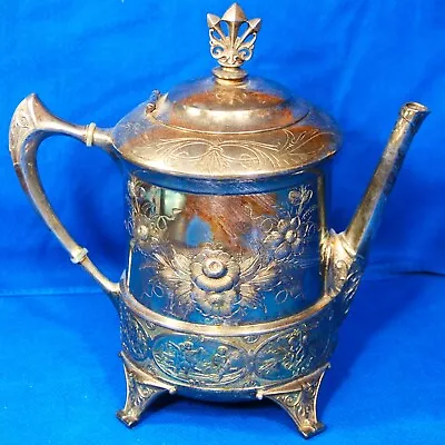 Middletown Plate Co. Quadruple Silverplate Coffe/Tea Pot Antique  C. 1864-1921 • $125