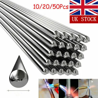 £10.99 • Buy 1-100pcs Aluminum Brazing Solution Welding Flux-Cored Rods Low Temperature Wire