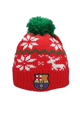 FC Barcelona Official Soccer Beanie YOUTH SIZE Custom Your Name Initials 19 • $24.99