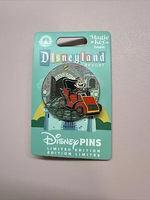 DisneyParks DLR Quarterly Magic Key Exclusive Attraction Mr. Toad Slider LE Pin • $29