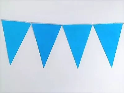 10 Metre Coloured Bunting 20 Flags For Party Decorations And Celebrations • £2.75