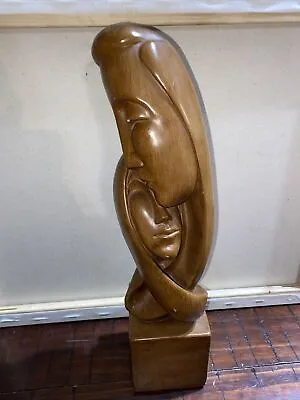 Vintage Marwal Mid Century Modern Mother Daughter Statue/sculpture By M.lucchesi • $49.99