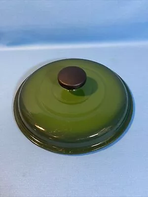 TRAMONTINA Enamel Cast Iron 3.5 Qt Dutch Oven LID ONLY Green • $25