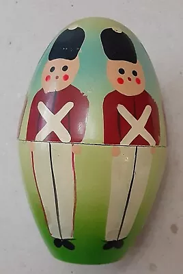 $23.95 • Buy Wooden Toy Soldier Mini Skittles Bowling Game Nesting Egg Holder G502