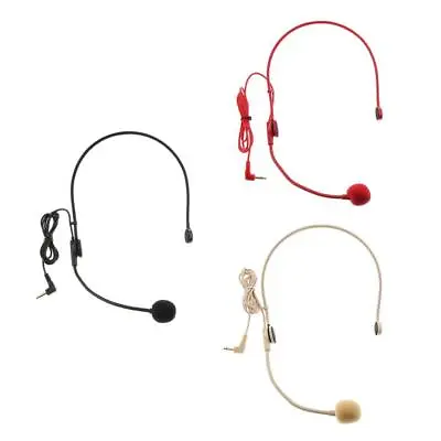 Mini 3.5mm Headset Headworn Microphone Condenser Mic For • $8.14