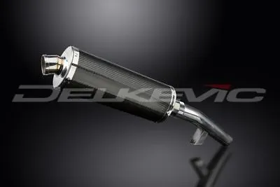 Delkevic 14  Carbon Slip On Muffler - Kawasaki Versys 1000 2015-2018 Exhaust • $304.99