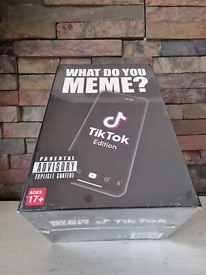 What Do You Meme? Tik Tok Edition. - NEW And SEALED.    (Adult Party Game). • $38.72