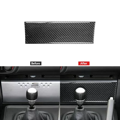 Carbon Fiber Center Radio Control Panel Cover Trim For Honda S2000 2004-2009 • $13.64