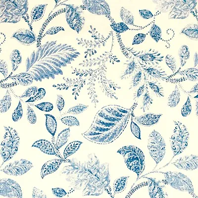 P Kaufmann ARTEMIS Floral MARINA BLUE Home Decor Drapery Curtain Fabric BTY • $16.99