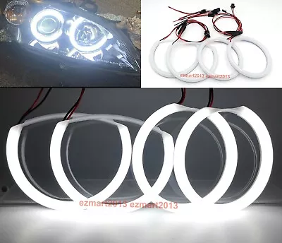 Cotton LED Halo Rings For Mazda 3 Speed 3 2003-2009 Headlight Angel Eye Lamp DRL • $41.39