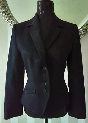 Beautiful Caroline Charles Black Jacket Size 10 • £20