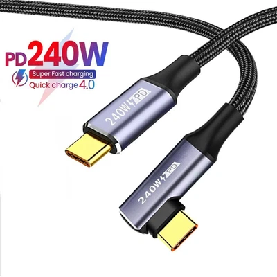 $14.78 • Buy 5A High Speed EMAKER Chip Data Line USB-C To Type C Cable Fast Charging PD 240W