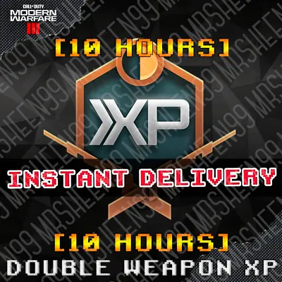 [10 HOURS] Call Of Duty Modern Warfare 3 III Double Weapon XP Codes 2XP WXP MW3 • $47.23