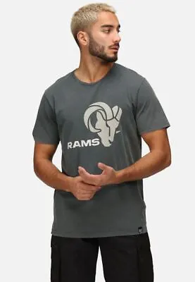 Recovered Men's NFL T-Shirt Los Angeles Rams Regular Fit Sports Gym Top Shirts • £24.99