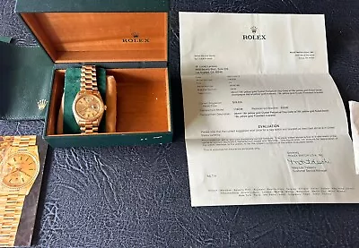 Rolex Day-Date Gold Presidential 36mm • $26000