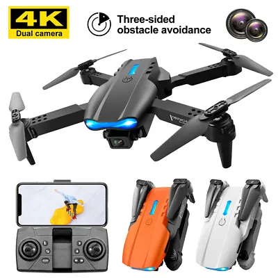 $74.45 • Buy Mini Drone 4K Dual Camera Wifi FPV Helicopter 6 Axis Drone Toy For Boy Adult