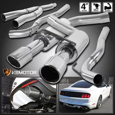 Fits 2015-2021 Mustang 2.3L EcoBoost Stainless Steel Dual Catback Exhaust System • $315.38