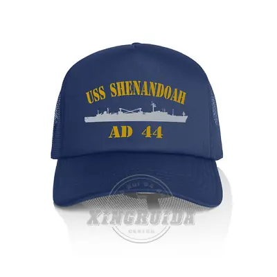 Uss Shenandoah Ad-44 Trucker Hat Foam Mesh Cap Adjustable Baseball Cap Snapback • $13.99