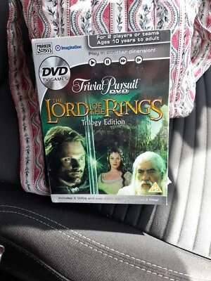 £6 • Buy Lord Of The Rings Trivial Pursuit DVD Game New & Sealed Trilogy Edition Fun Quiz