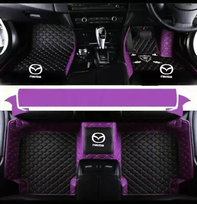 For Mazda Custom Colors Car Floor Mats All Models Luxury Liner Pads Waterproof • $43.57