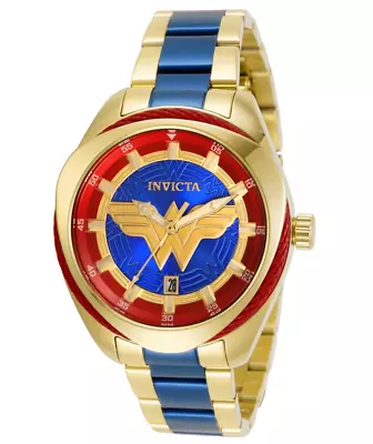 Invicta DC Comics Wonder Woman Ladies 38mm Limited Edition Gold Watch 31730 • $130.74