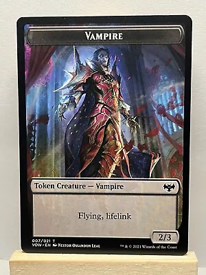 Magic The Gathering MTG Vampire Token 007 • $2.80