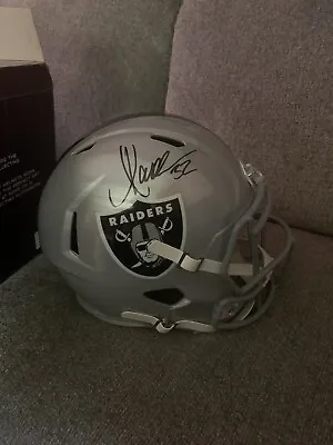 Marcus Allen Signed Oakland Raiders Speed Replica Full Size Helmet Beckett COA • $299.99