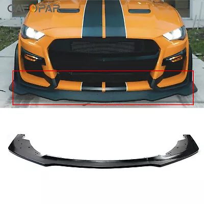 Matte Black Front Bumper Lip Splitter Spoiler For Mustang GT500 MP Style 2014-21 • $122.99