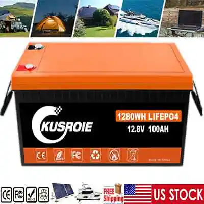 12V 300AH LiFePO4 Lithium Battery 200A BMS For Marine Off-Grid Solar System LOT • $22.98