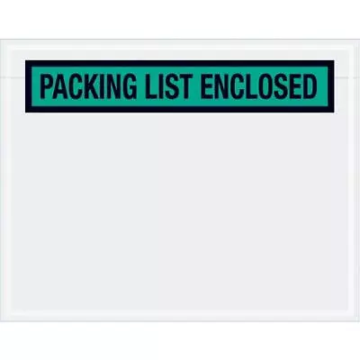 Tape Logic  Packing List Enclosed  Envelopes 7  X 5 1/2  Green 1000/Case • $55.99