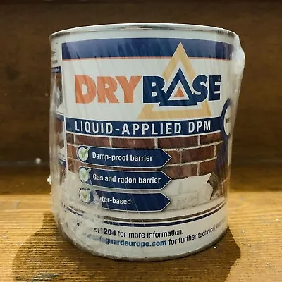 Drybase Liquid Damp Proof Membrane (1 Litre White) - Damp Proofing Paint • £23