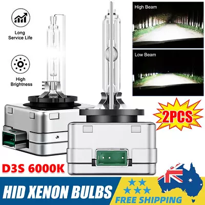 35W D3C D3S Bulb 6000k HID Xenon Headlight Globes Replace For Philips For Osram • $22.95