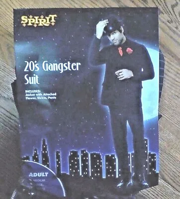 SPIRIT Mens 1920s Gangster Suit Costume Pinstripe Mafia Boss Outfit  • $49.99