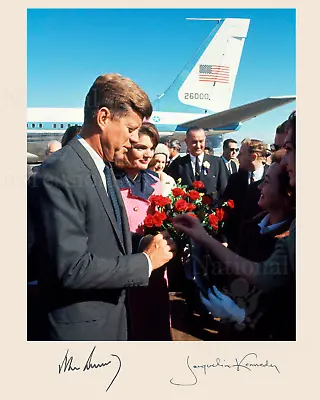 John F Kennedy  Jackie Kennedy Assasination 11-22-1963 Signed 8x10 Photo REPRINT • $18.99