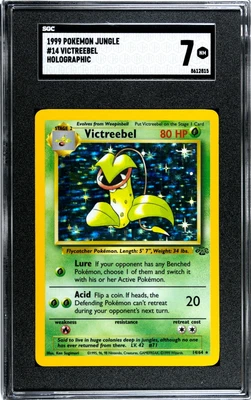 $1.25 • Buy SGC 7 1999 Pokemon TCG Jungle Unlimited Victreebel HOLO #14/64 NM NO RESERVE!