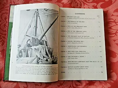 Britains Merchant Navy --  1944  Photo' Ilustrated Hardback Book • $2.53